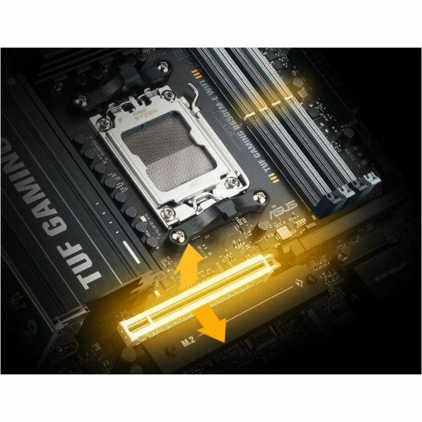 TUF GAMING B650EM-E WIFI Gaming Desktop Motherboard - AMD B650 Chipset - Socket AM5 - Micro ATX TUF GAMING B650EM-E WIFI Gaming Desktop Motherboard - AMD B650 Chipset - Socket AM5 - Micro ATX